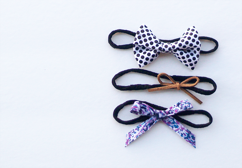 nylon headbands and bows